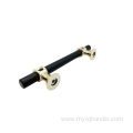 Simple Nordic wardrobe door handle pure black